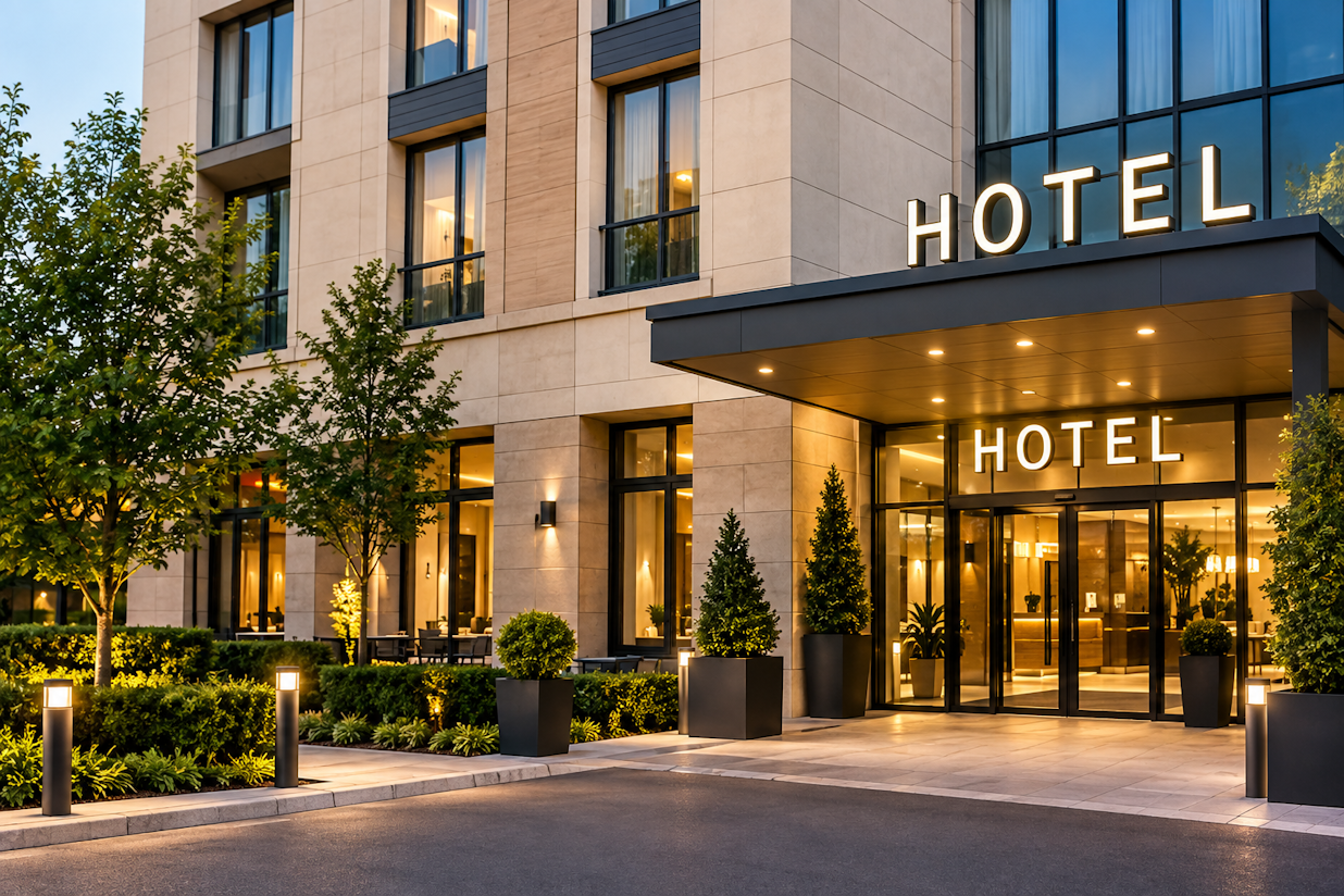 Solar and battery storage for hotels and hospitality